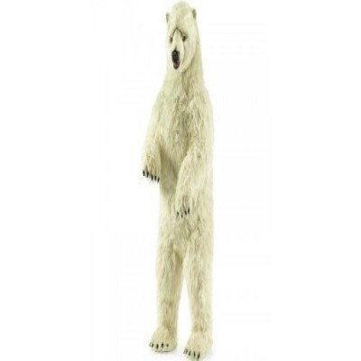 Life Size Standing Polar Bear Plush Stuffed Animal   